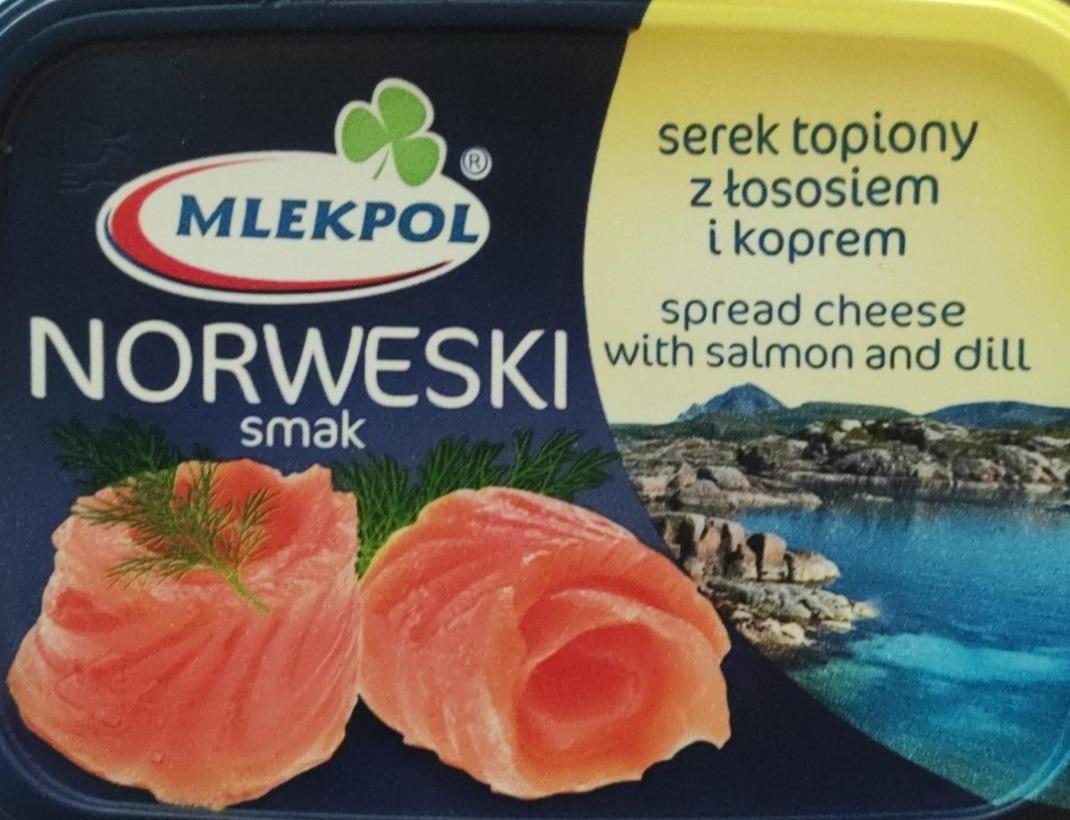 Фото - Плавлений сир з лососем і норвезьким смаком кропу Mlekpol