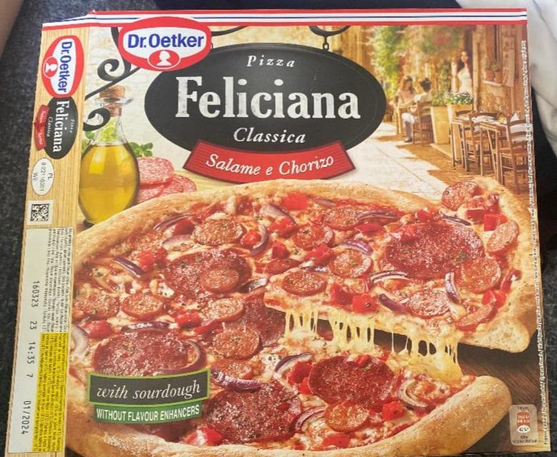 Фото - Піца з салямі Feliciana Salame e Chorizo Pizza Dr.Oetker