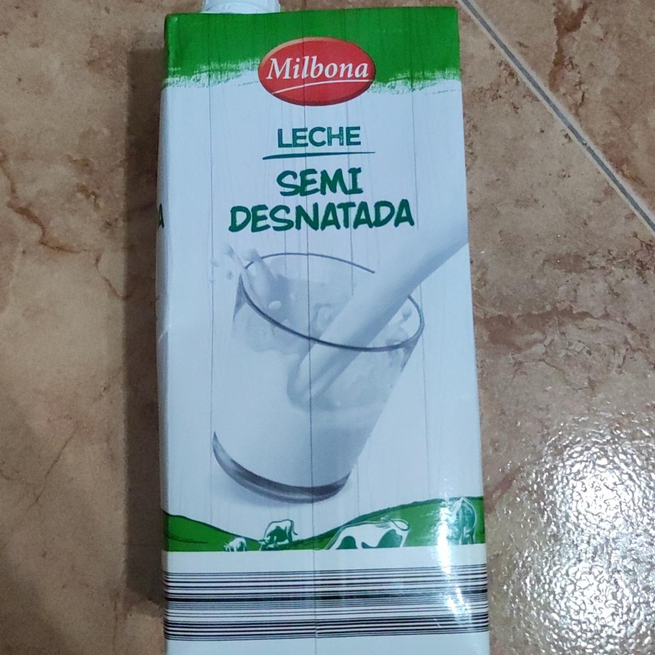 Фото - Молоко 1.6% Leche Semi Desnatada Milbona