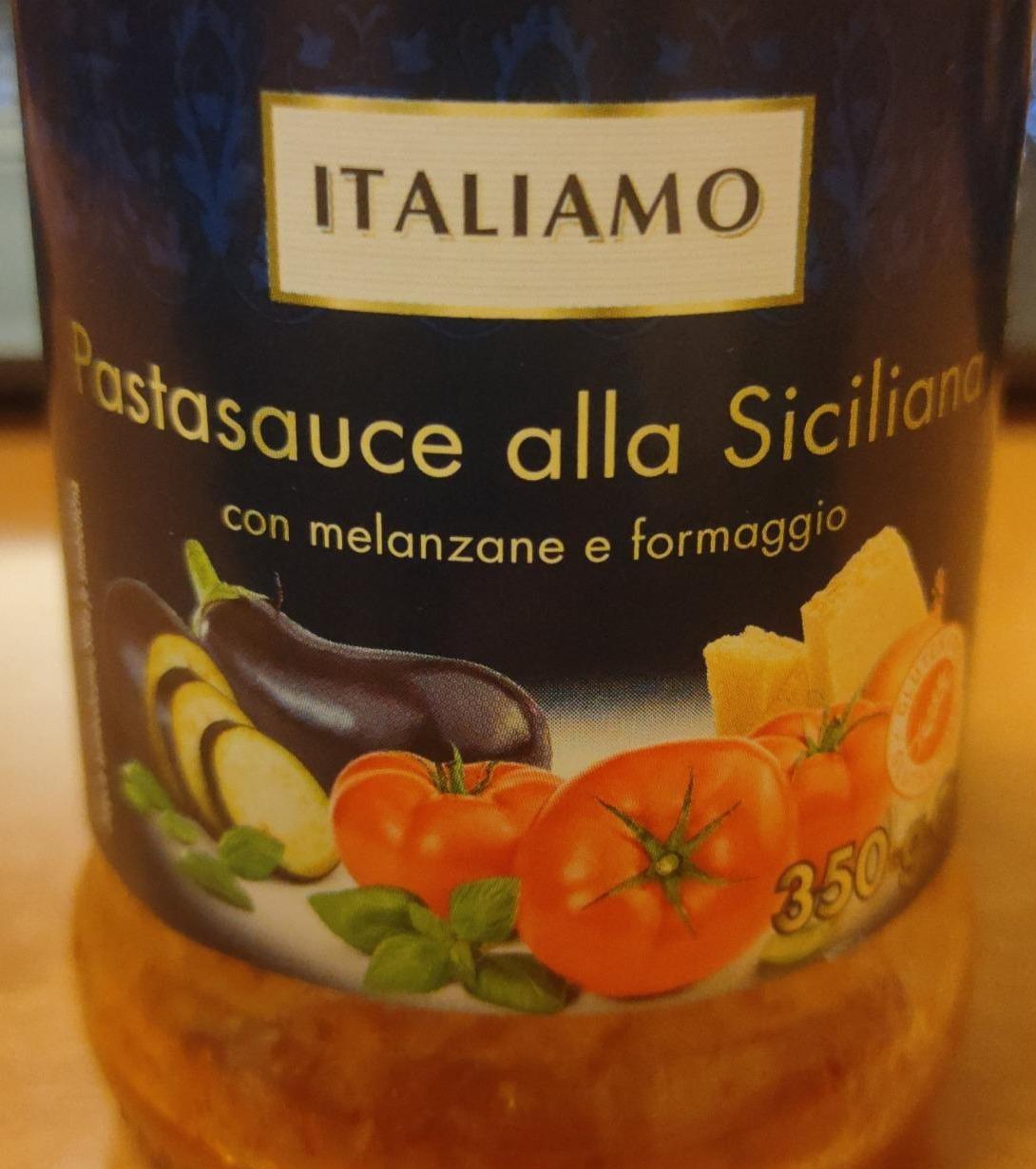 Фото - Pasta Sauce Alla Siciliana con melanzane e formaggio Italiamo