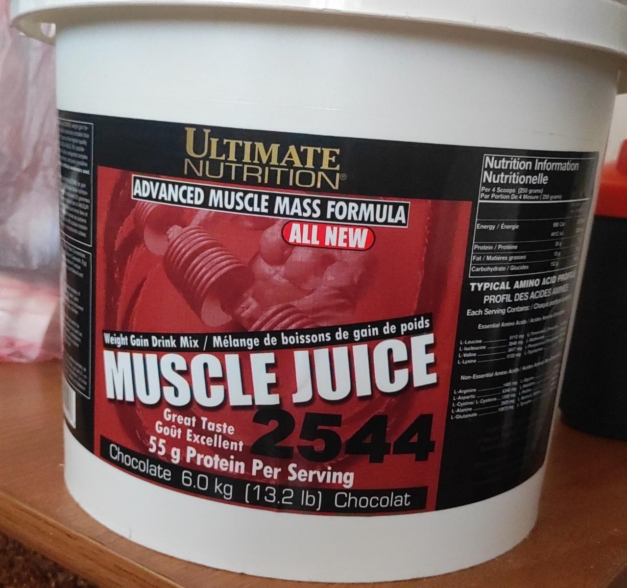 Фото - Гейнер Muscle Juice Chocolate Ultimate nutrition