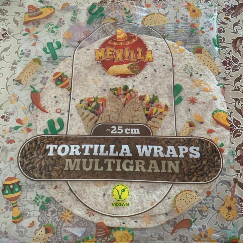 Фото - Тортилья пшенична з насінням льону Multigrain Tortilla Wraps Mexilla