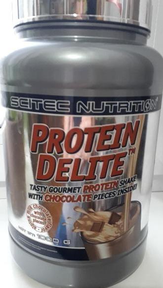 Фото - protein shake with chocolate pieces Protein delite