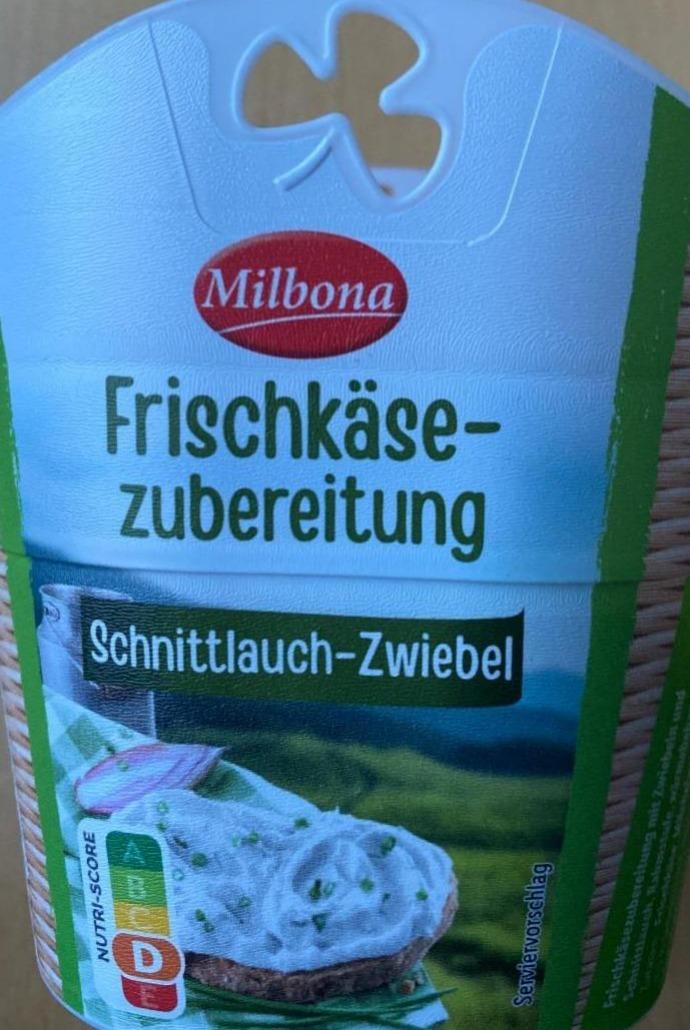 Фото - Frischkäse- Zubereitung Schnittlauch- Zwiebel Milbona