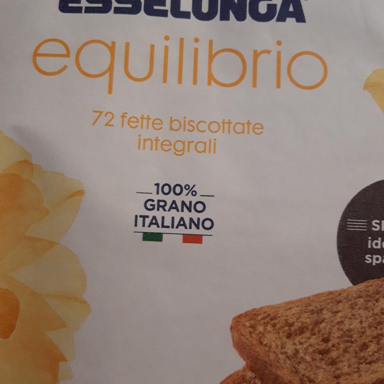 Фото - Equilibrio - Fette biscottate integrali Esselunga