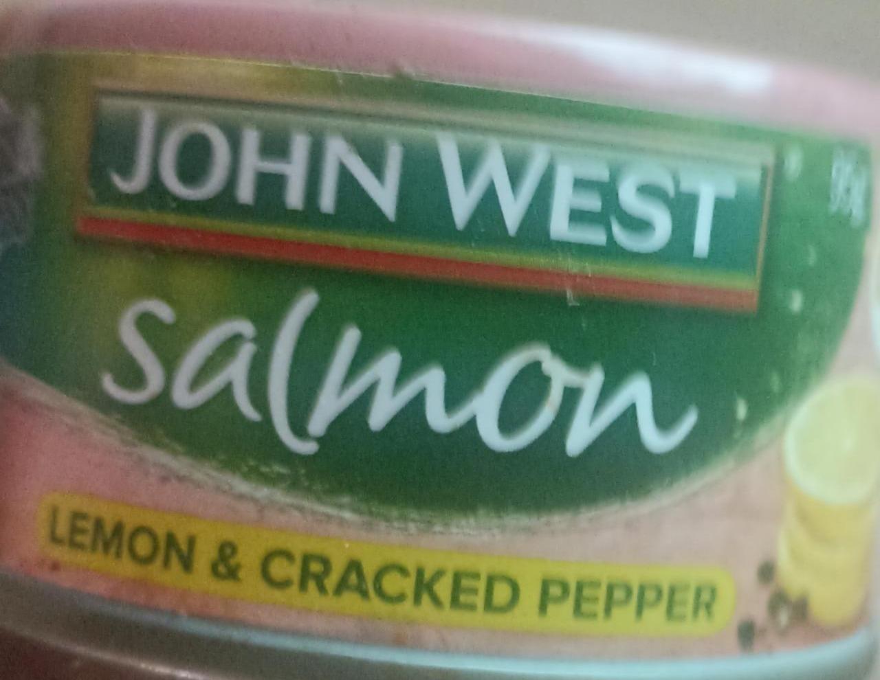 Фото - Salmon lemon cracked pepper John West