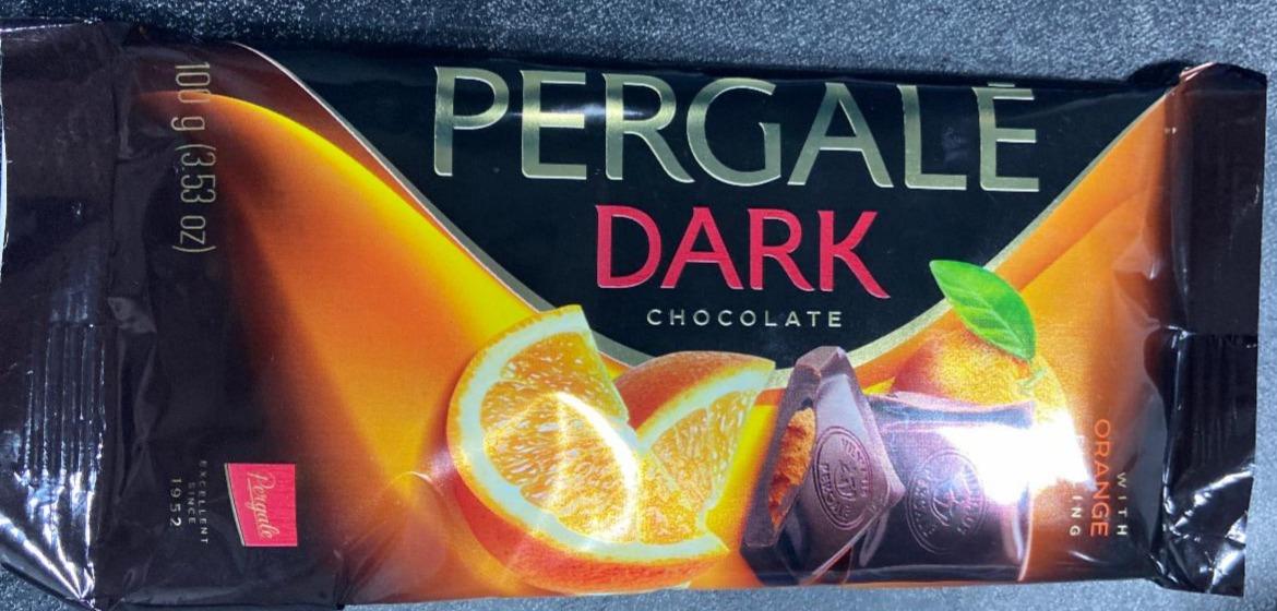 Фото - Шоколад чорний з апельсиновою начинкою Dark Chocolate Pergale