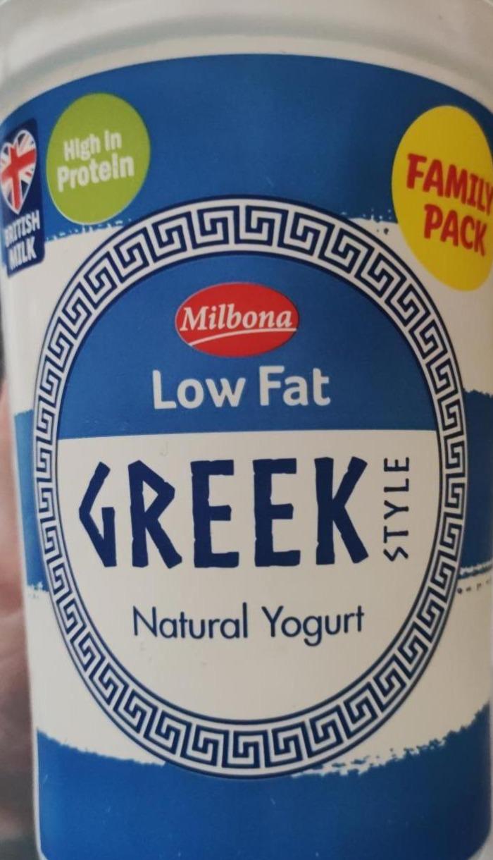 Фото - Грецький натуральний йогурт з низьким вмістом жиру Milbona