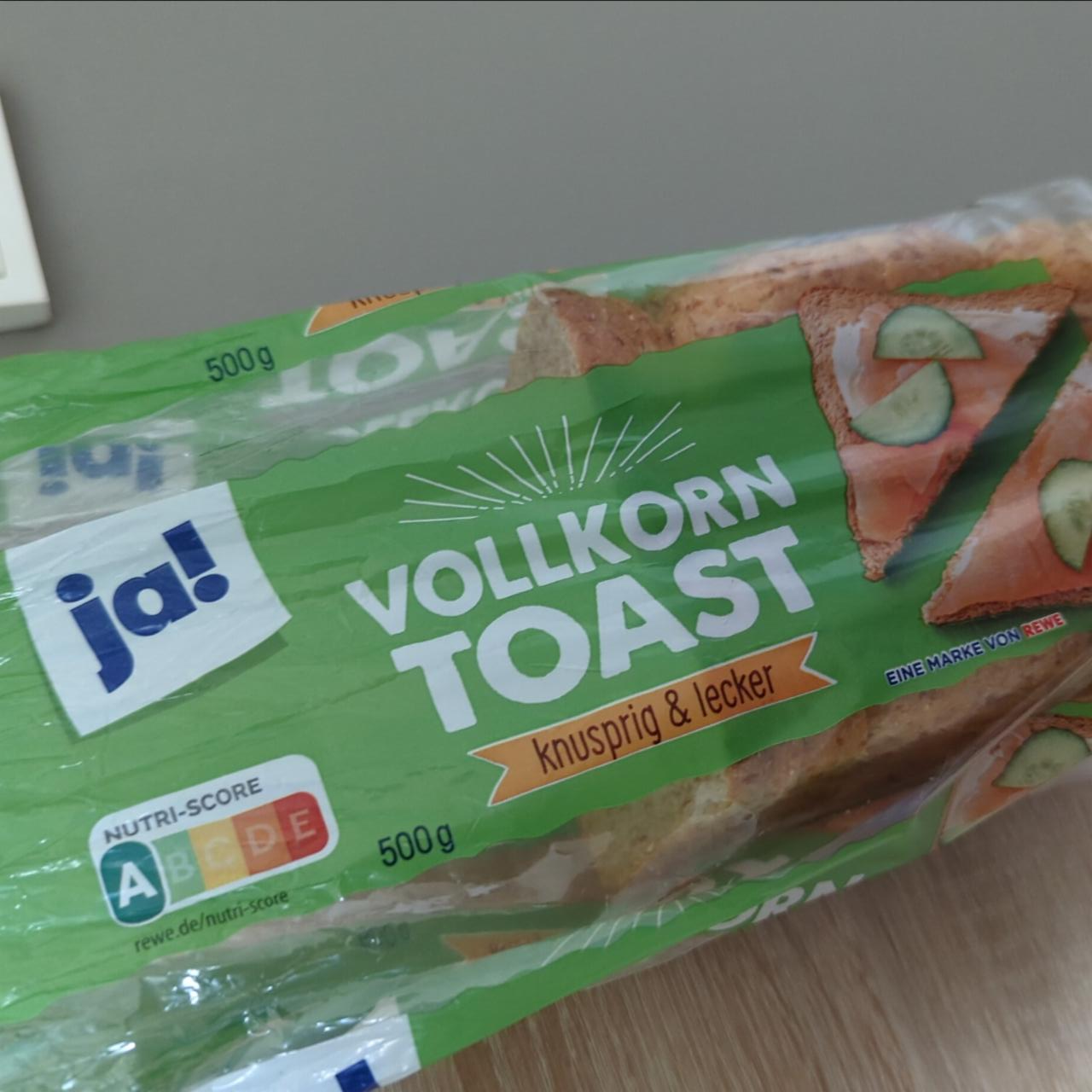 Фото - Хліб тостовий Vollkorn Toast Ja!