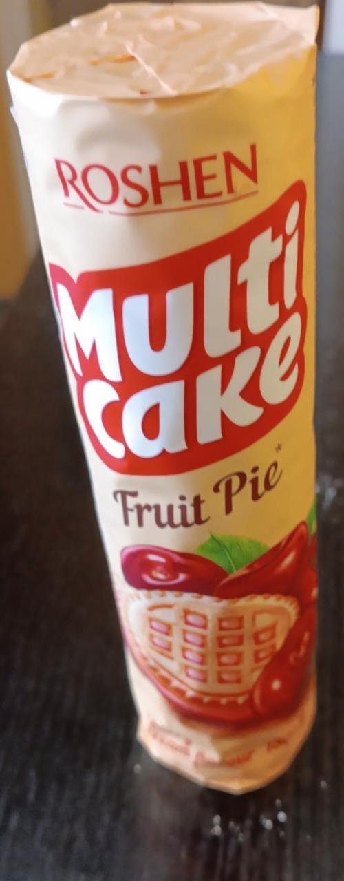 Фото - Печиво цукрове Cherry Cream Fruit Pie Multicake Roshen