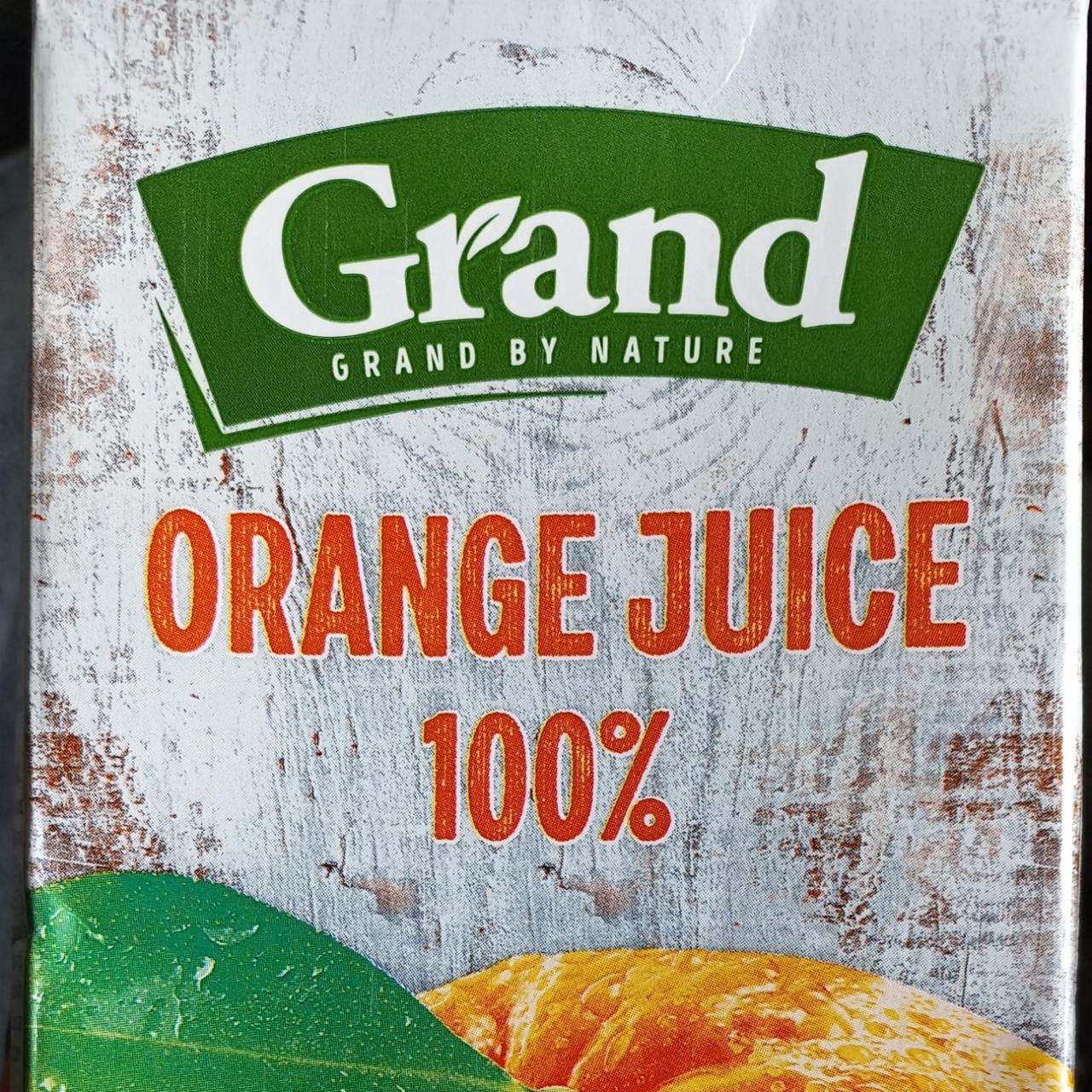 Фото - Сік апельсиновий Orange Juice Grand