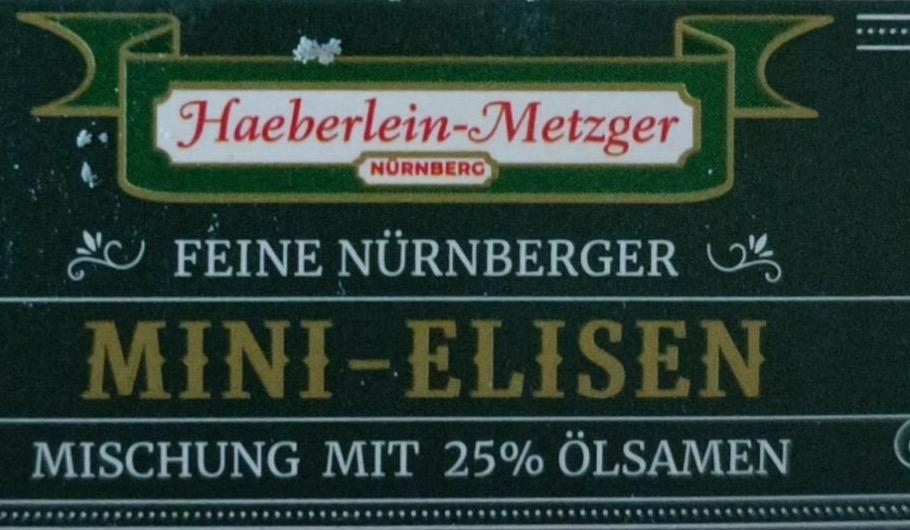 Фото - Haeberlein Mini-Elisenlebkuchen glasiert classic Lidl
