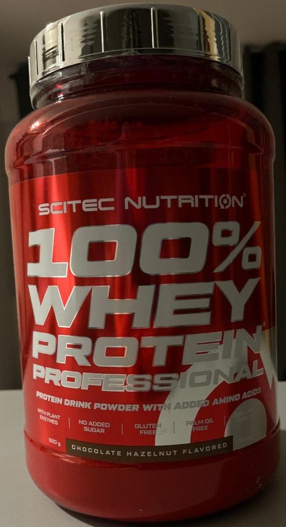 Фото - 100% Whey Protein Prof 920 г Chocolate-Hazelnuts Scitec Nutrition