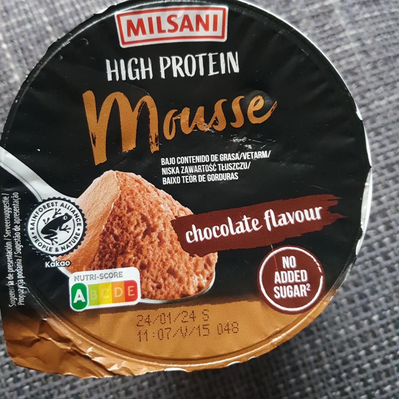 Фото - Мус шоколадний протеїновий High Protein Milsani