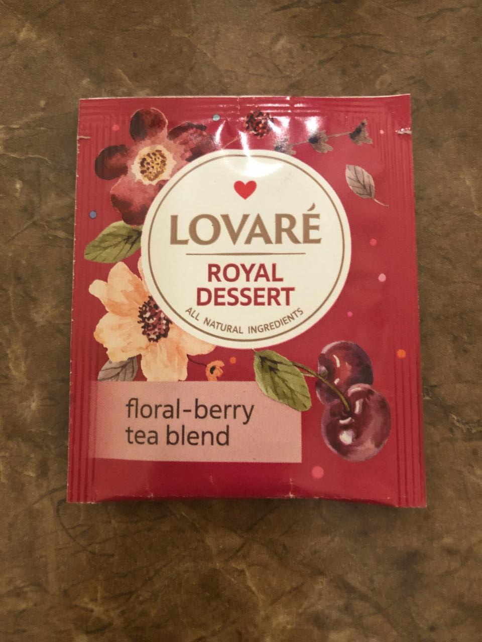 Фото - Квітковий чай Королівський десерт Lovare