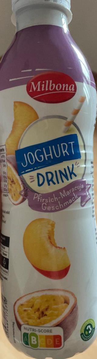 Фото - Jochurt drink Pfirsich-Maracuja Geschmack Milbona