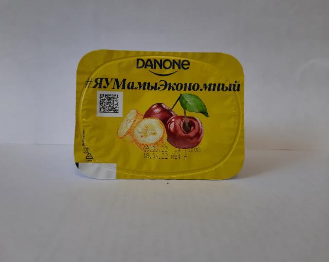 Фото - Сирочок вишня-банан Danone