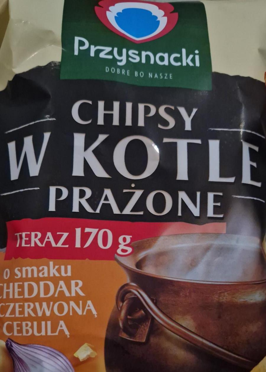 Фото - Chipsy w kotle prażone cheddar z czerwoną cebulą Przysnacki