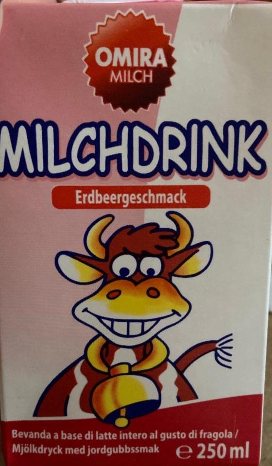 Фото - Молочний напій 3.5% полуничний Erdbeergeschmack Omira Milch