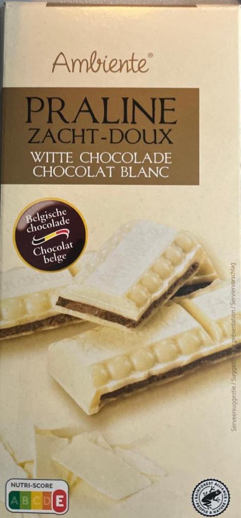 Фото - Praliné zacht-doux witte chocolade chocolat blanc Ambiente