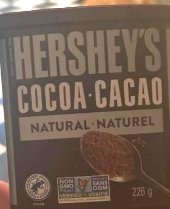 Фото - Какао порошок без цукру Natural Cacao Hershey's