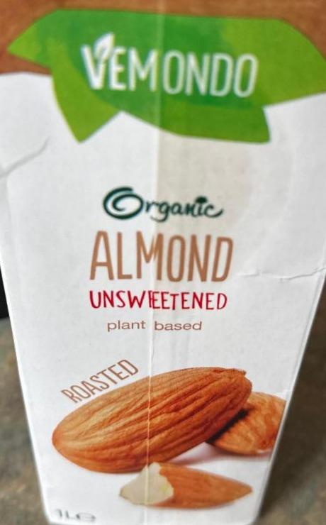 Фото - Organic Almond milk unsweetened Lidl