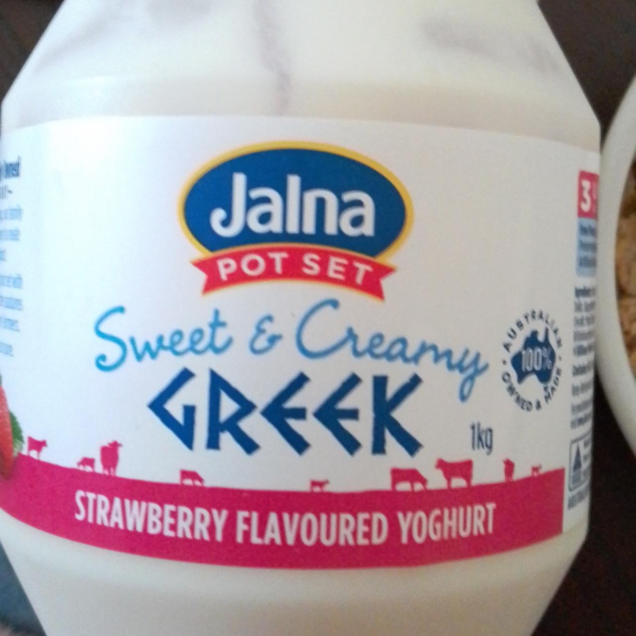 Фото - Йогурт зі смаком полуниці Strawberry Greek Yoghurt Jalna
