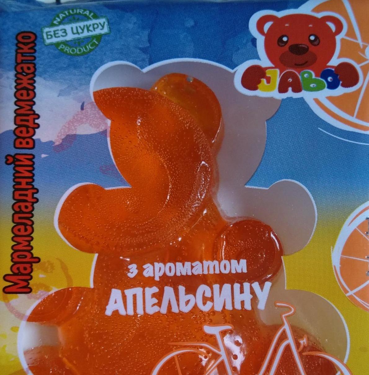 Фото - Мармеладні ведмедики без цукру зі смаком апельсину Jabo