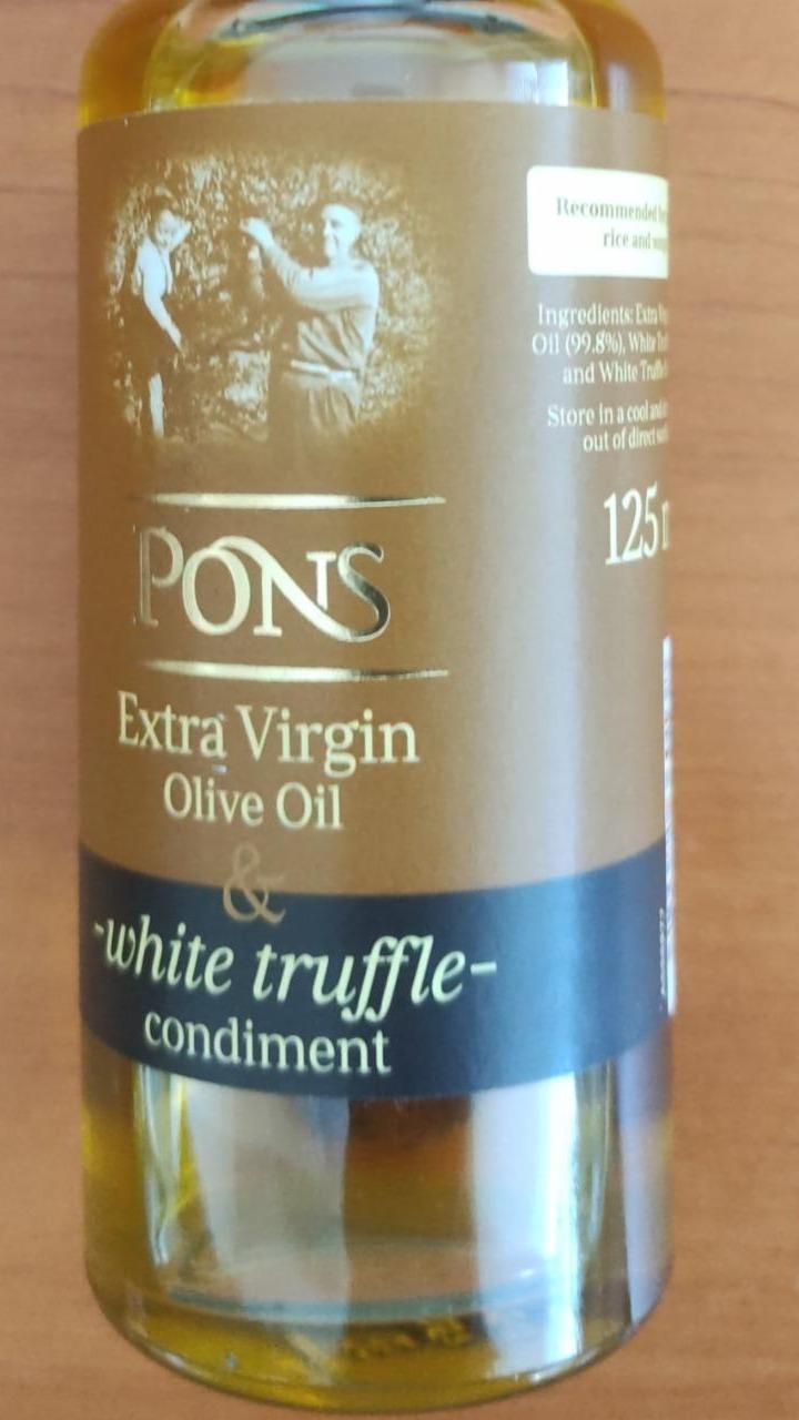 Фото - Олія оливкова Extra Virgin Olive Oil White Truffle Pons