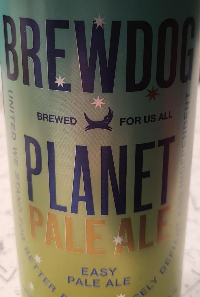 Фото - Пиво Planet Pale світле BrewDog