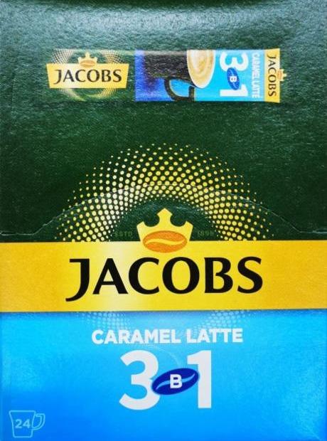 Фото - Напій кавовий карамель латте 3 в 1 Caramel Latte Якобс Jacobs