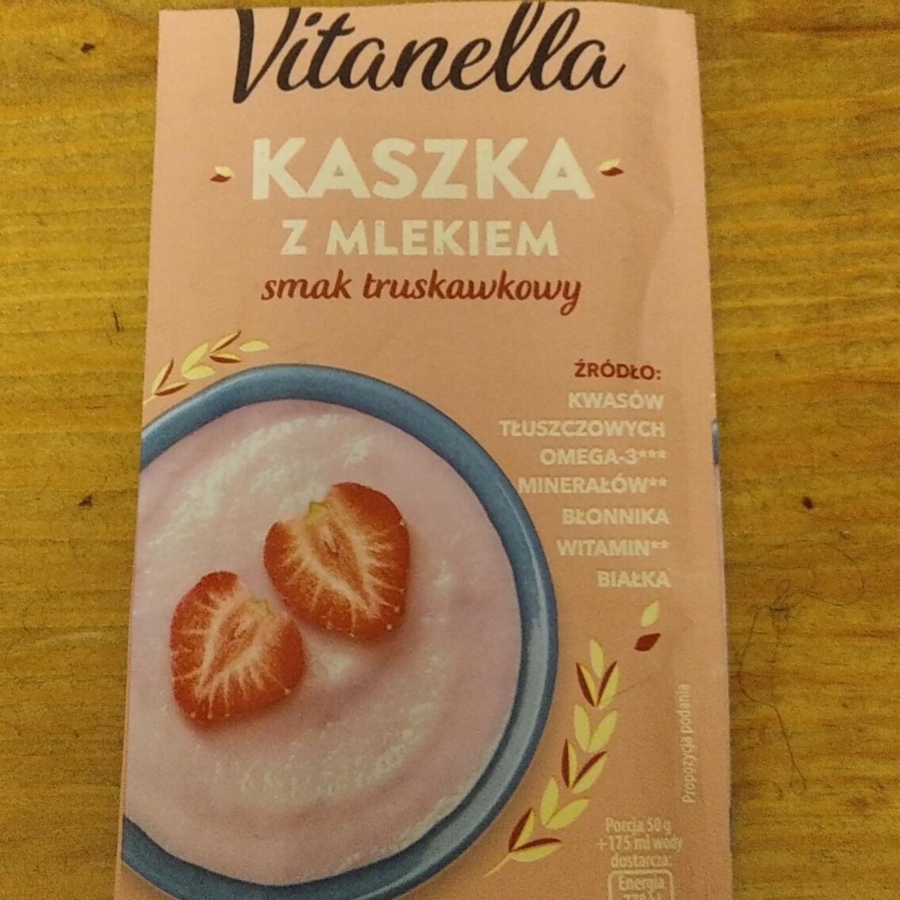 Фото - Kaszka z mlekiem smark truskawkowy Vitanella