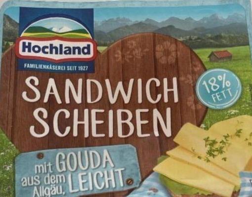 Фото - Сир Sandwich Scheiben Gouda leicht Hochland