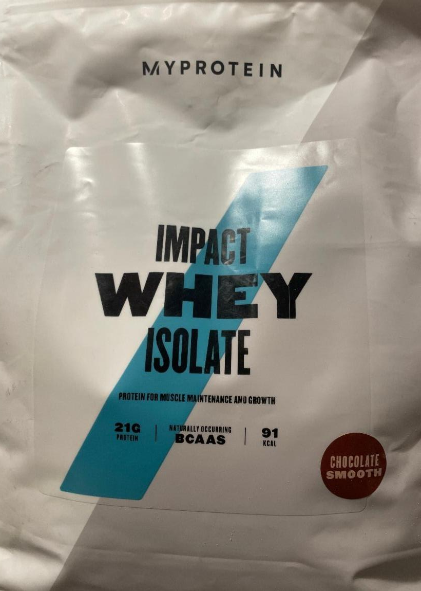 Фото - Протеїн Impact Whey Isolate Шоколадний смузі Myprotein