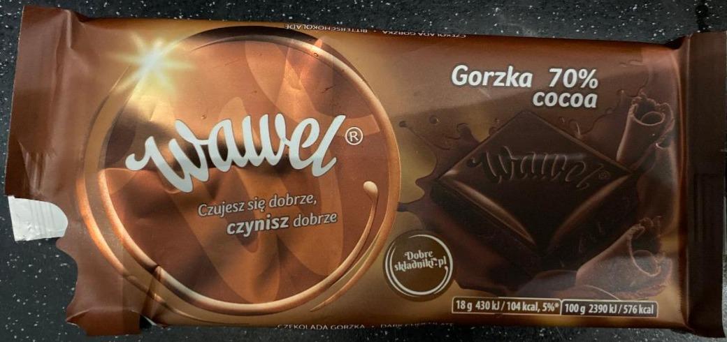 Фото - Гіркий шоколад 70% Wawel