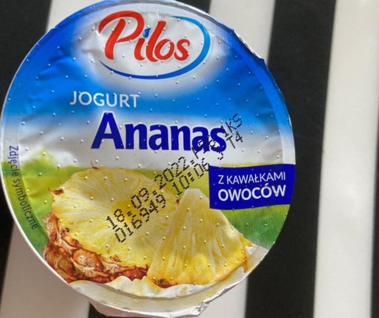 Фото - Йогурт зі смаком ананасу Jogurt Ananas Pilos