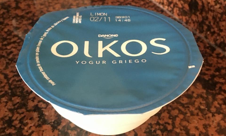 Фото - Грецький йогурт зі смаком лайма та лимону OLKOS Danone