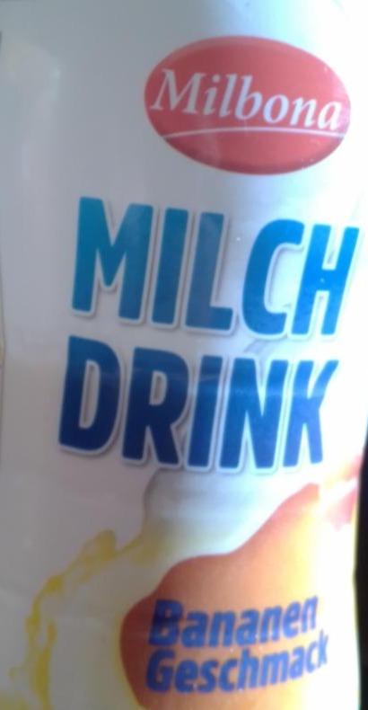Фото - Молочний напій зі смаком банана Milbona