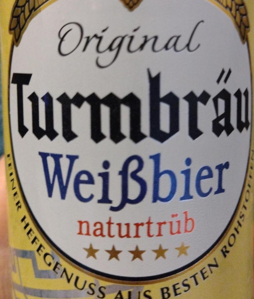 Фото - Пиво біле нефільтроване Weizen Classic Turmbräu