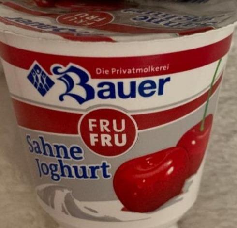 Фото - Йогурт вершковий з вишнею Fru Fru Bauer