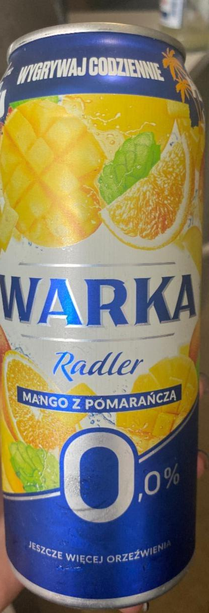 Фото - Пиво зі смаком манго та апельсину Warka Radler
