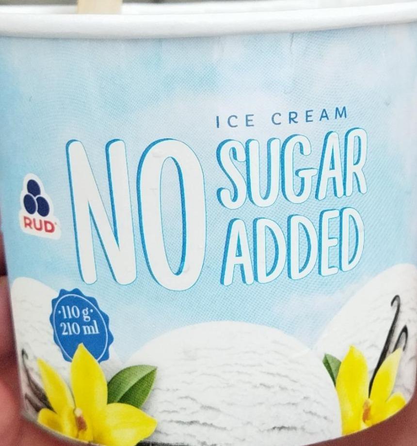 Фото - Морозиво зі смаком ванілі без додавання цукру Рудь