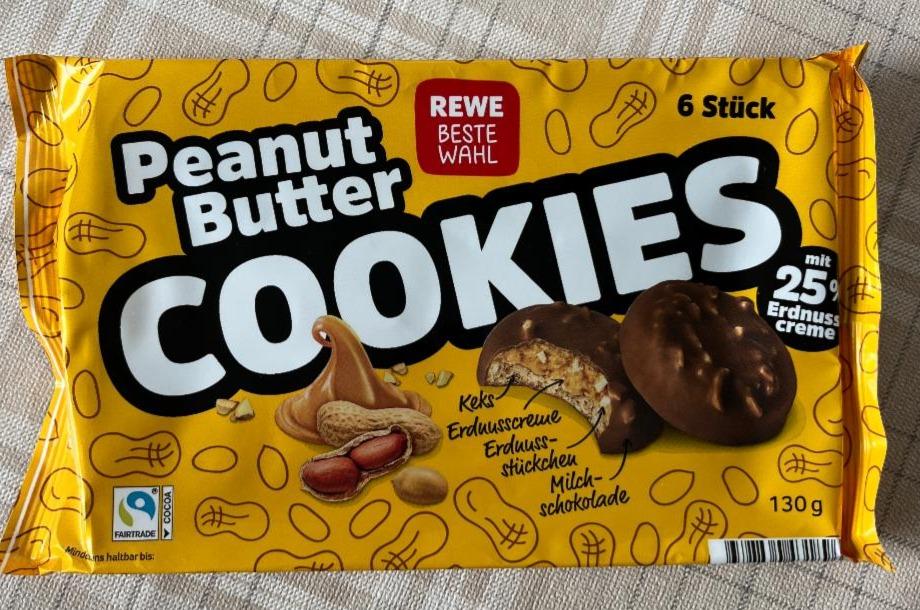Фото - Печиво з арахісовою начинкою Peanut Butter Cookies Rewe