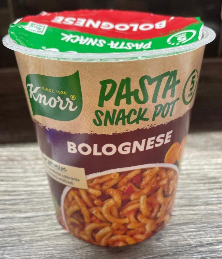 Фото - Макарони швидкого приготування Bolognese Pasta Snack Knorr