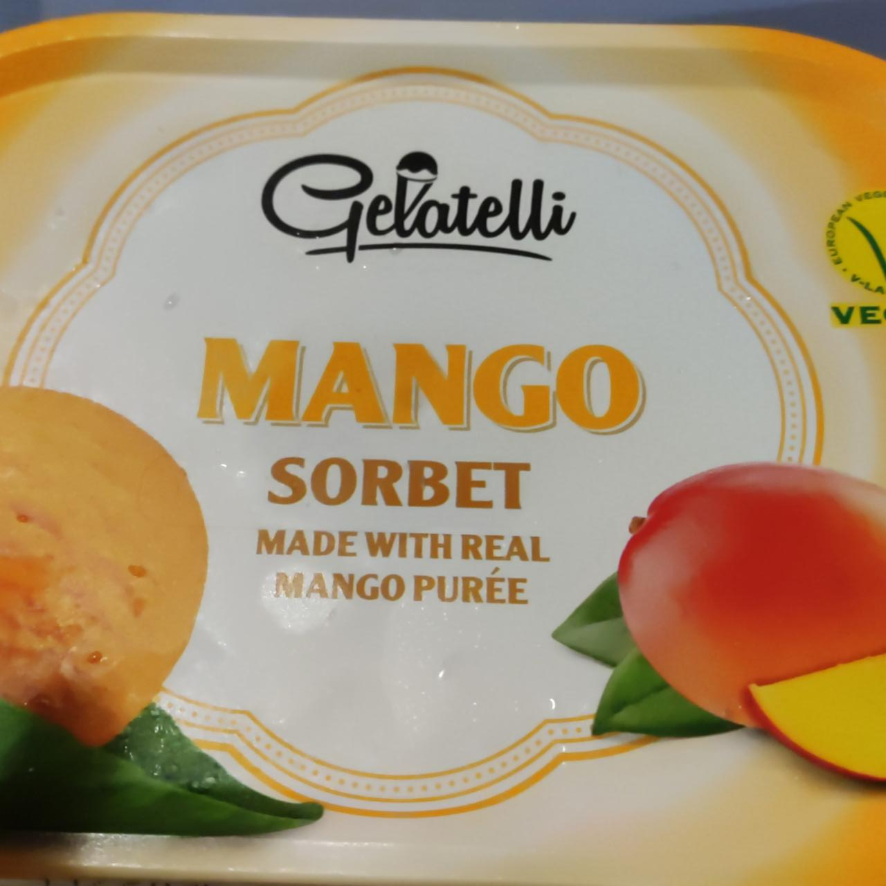 Фото - Морозиво Mango Sorbet Gelatelli