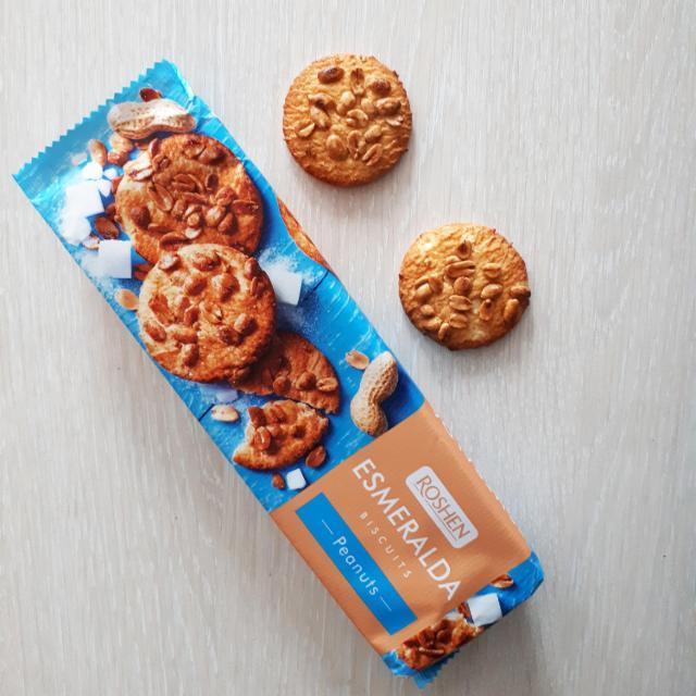 Фото - Печиво Есмеральда з арахісом Roshen