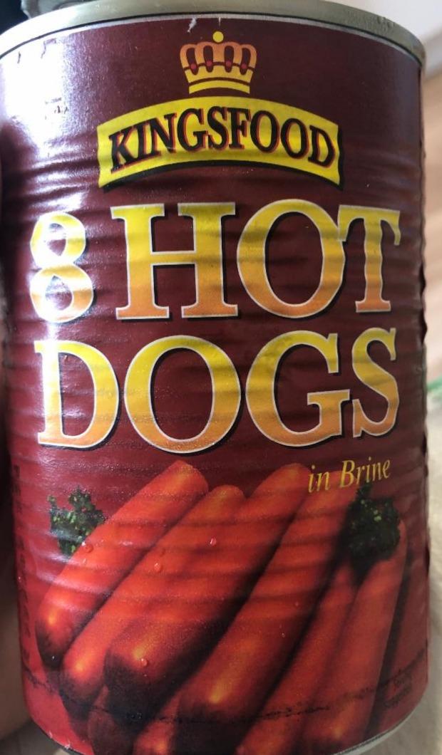 Фото - Сосиски консервовані в розсолі 8 Hot Dogs Kingfood