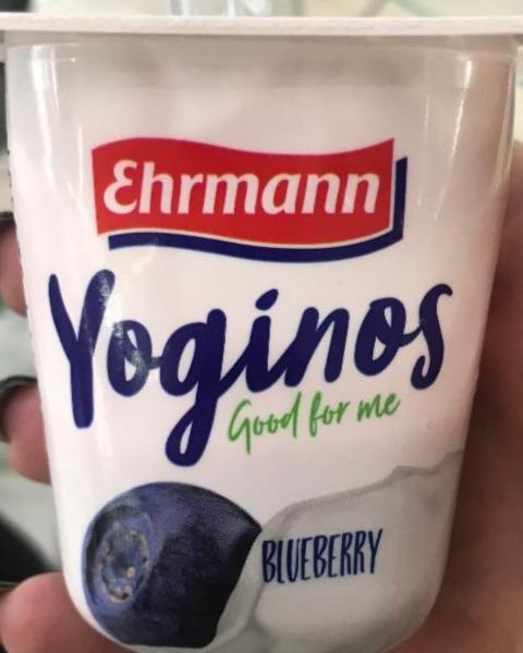 Фото - Йогурт 0.1% Чорниця Ehrmann