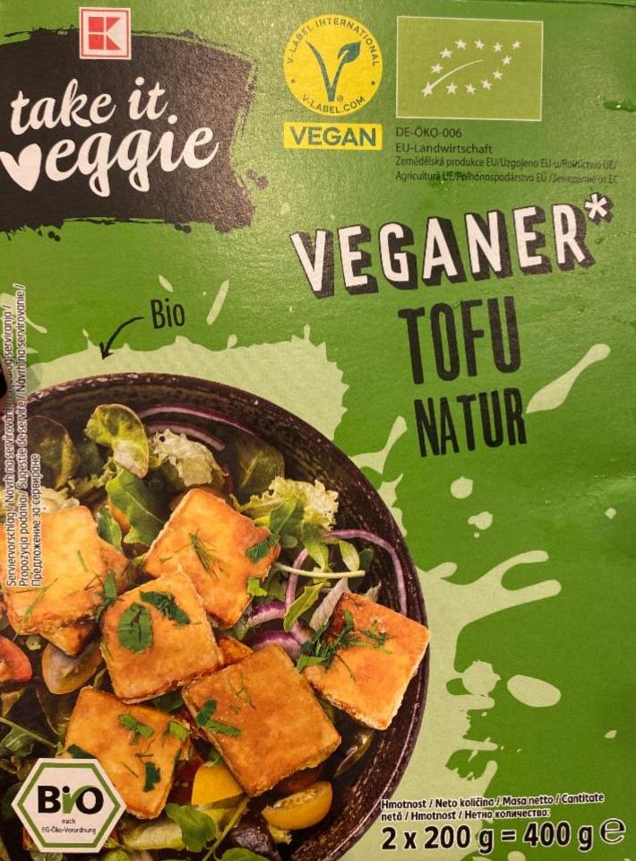 Фото - K-take it veggie Tofu plain Kaufland