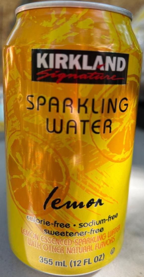 Фото - Sparkling water lemon Kirkland